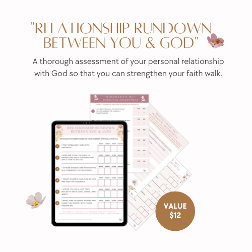 Handout: Relationship Rundown Between You & God