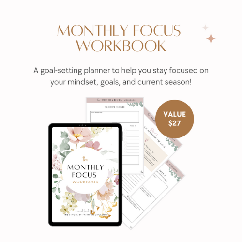 Monthly Focus Workbook For Christian Women