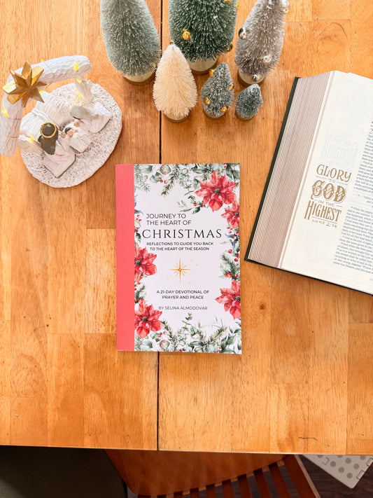 Journey to the Heart of Christmas: A 21-Day Paperback Devotional of Prayer and Peace